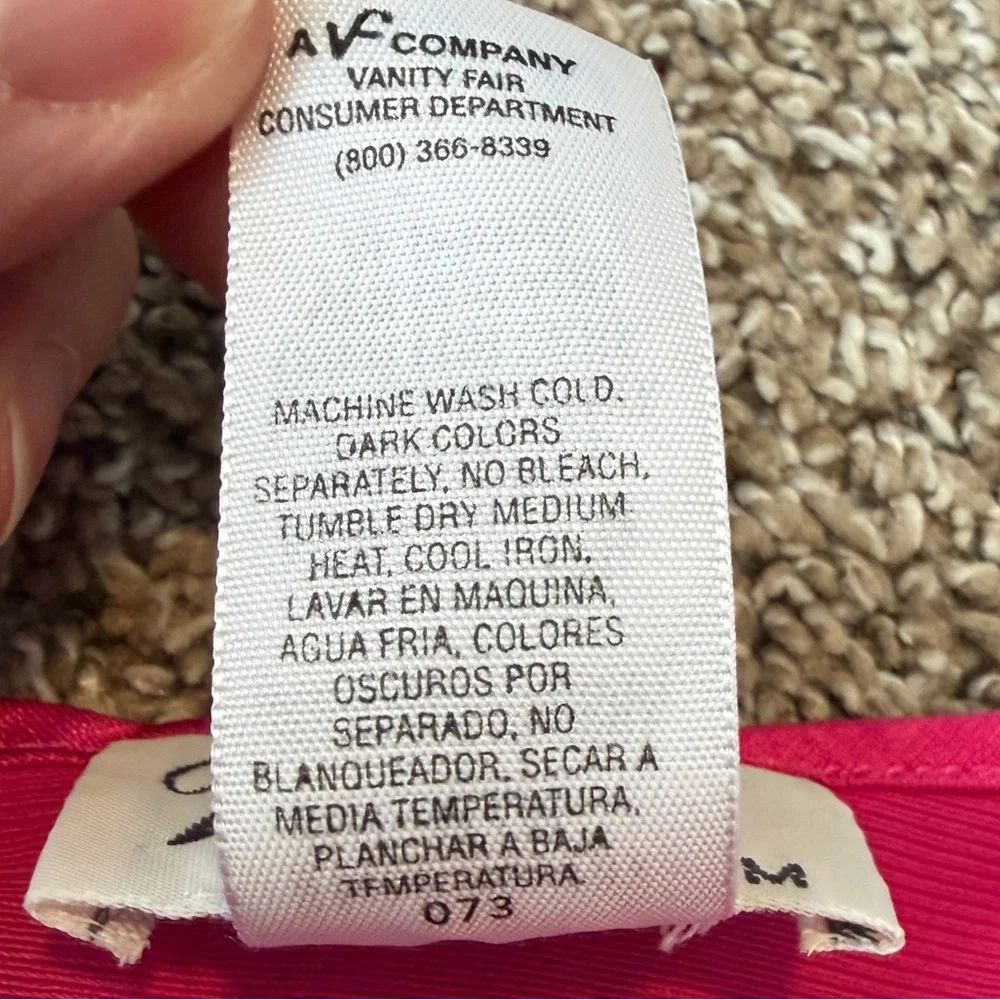 Vanity Fair Vintage Bright Pink Sleeveless Satin Nightgown Medium Floral Lace